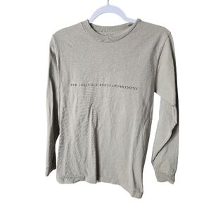 Taylor Swift TTPD But Daddy I Love Him Beige Long Sleeve Tee SMALL